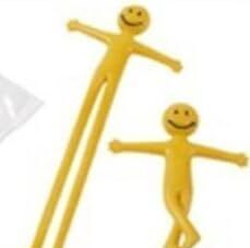 HENBRANDT Stretchy Smiley Yellow Man - Pack of 20