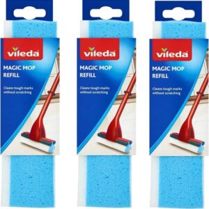 Vileda Magic Mop Angled Head Refill Pack of 3
