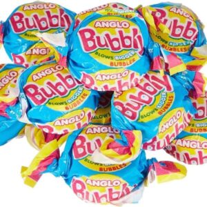 Barratt Anglo Bubbly Vegetarian Classic Mix Sweet, Bubblegum Flavour, 50 Pieces