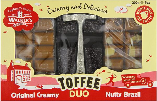 Walkers Nonsuch Toffee Duo Hammer Pack 200g