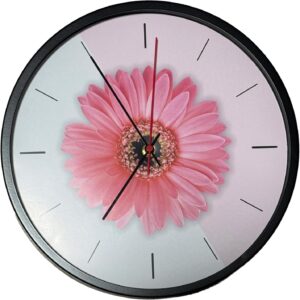 NFIBIS Pink Gerbera Daisy Wall Clock