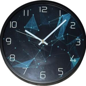 NFIBIS Modern Geometric Starry Sky Wall Clock