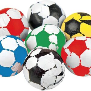 Milk Chocolate Footballs Assorted Foil (150g bag) (pack of 32)