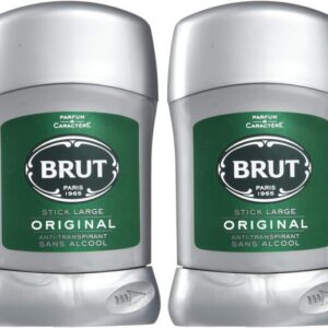 Brut Original Anti-transpirant Deo Stick For Mens 50ml ( Pack of 2 )