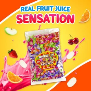 Sweetzone Fruit Chews - 1kg Bag of Sweets