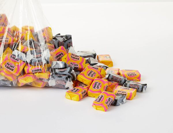 Fruit Salad and Black Jacks Chews 1 Kilo Bag - Image 3