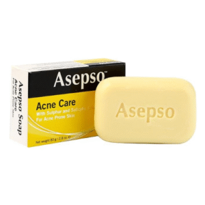 Asepso SULPHUR Plus Salicyclic Acid for Acne Prone Skin (Bar Soap), 2.8 Oz